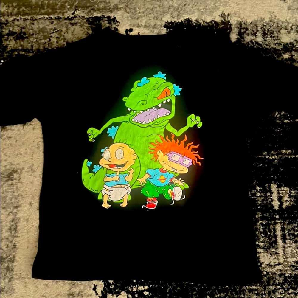 RUGRATS Black Graphic T-Shirt